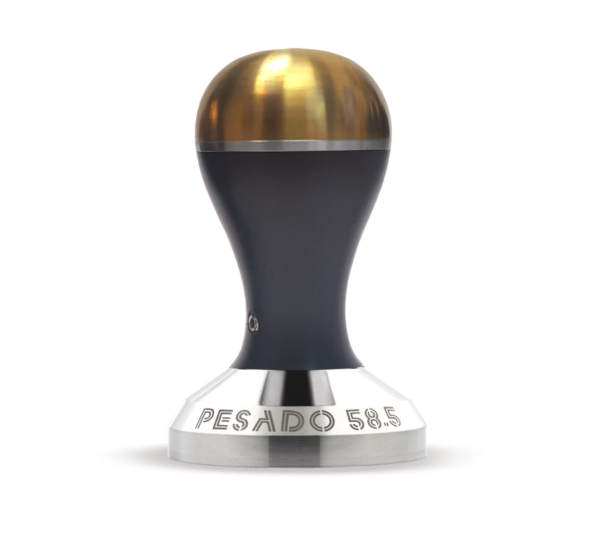 Tamper "Modular" 58.5mm, flat - black/gold